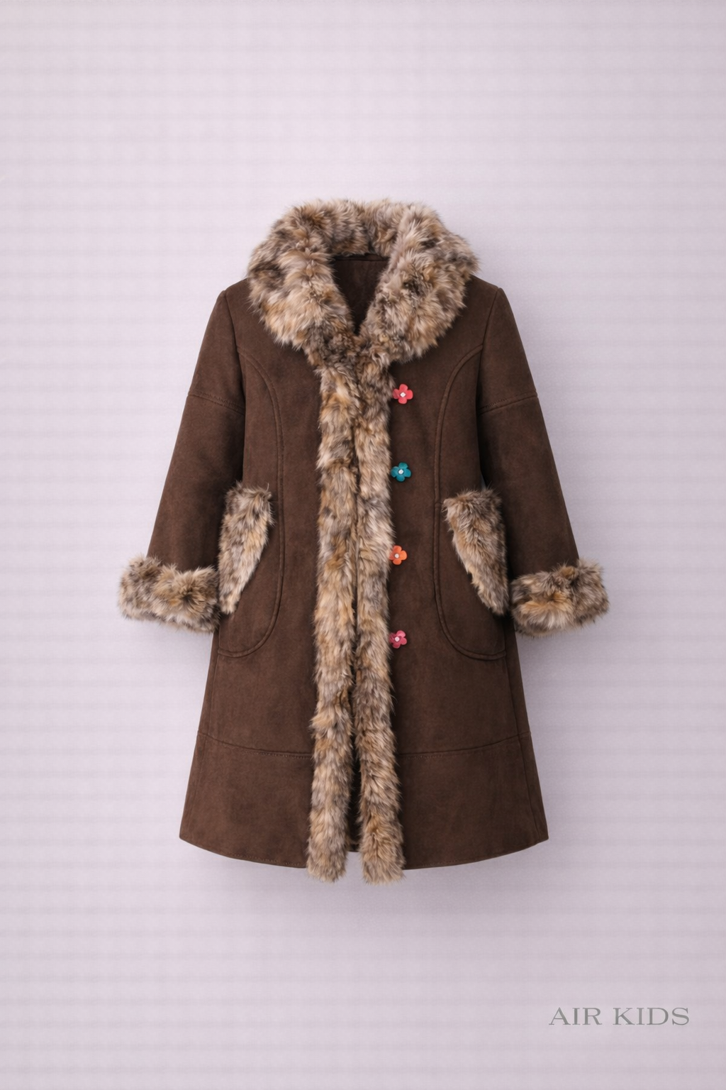 Abrigo para Niña Deux Par Deux IF53 Talla 6 Años