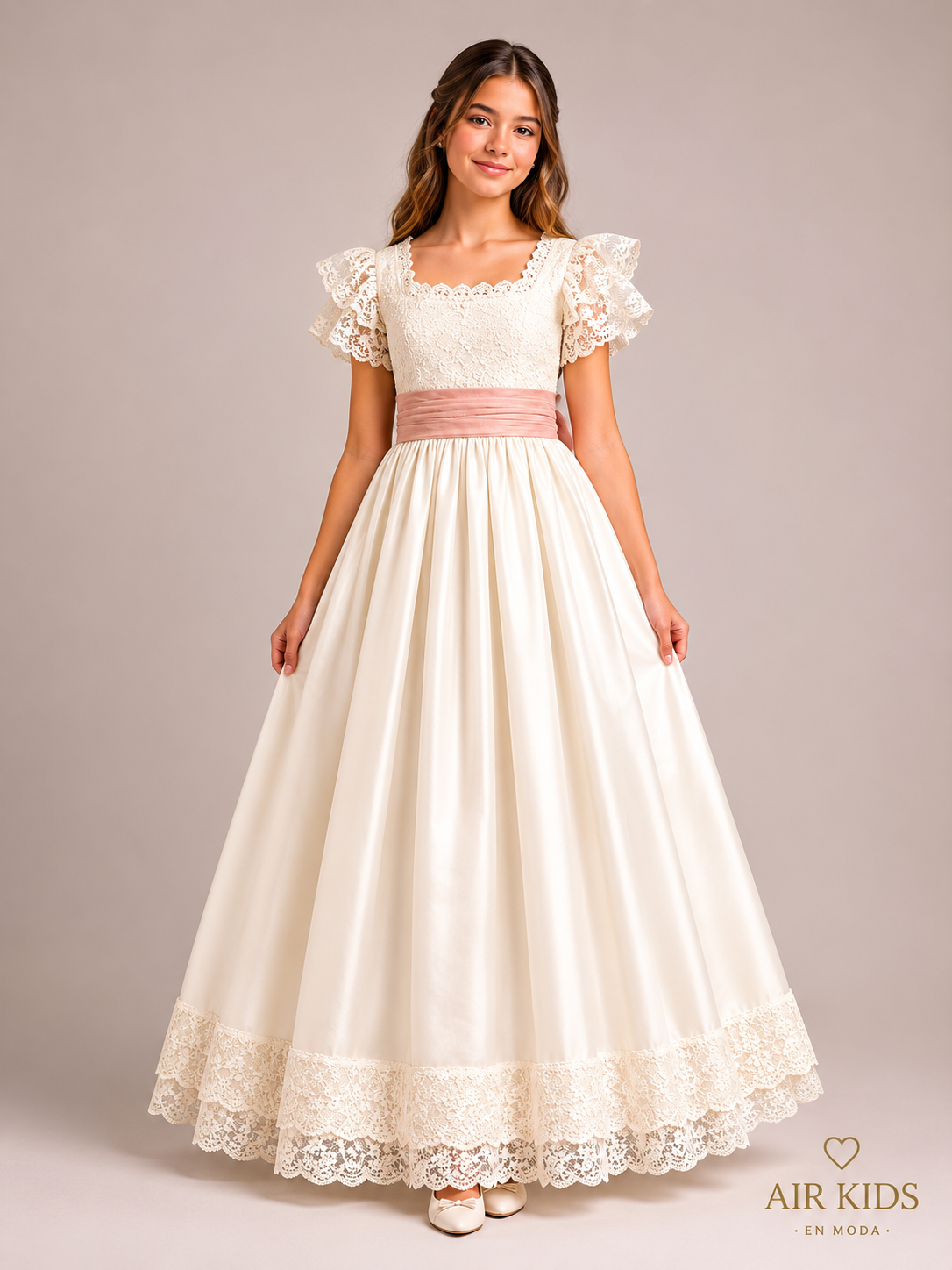 Vestido de primera comunion tipo vintage