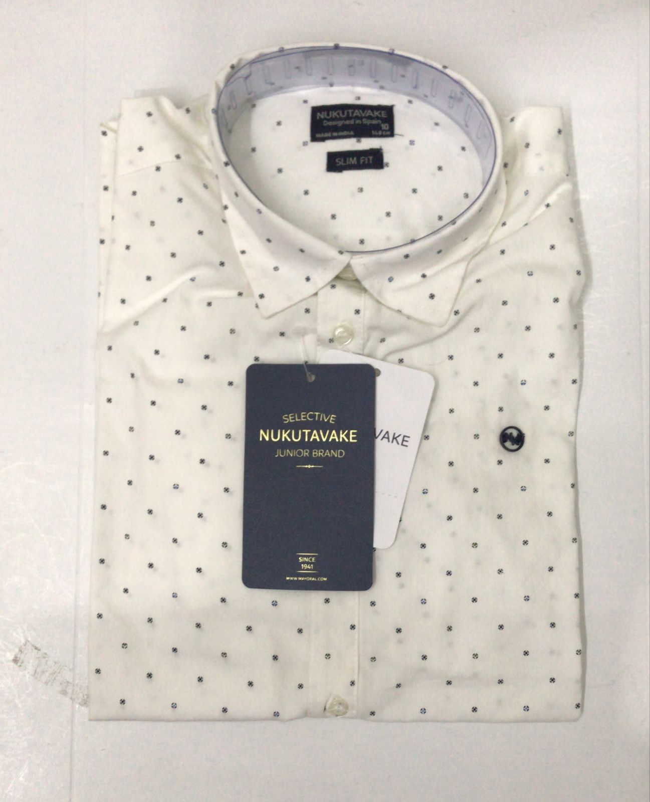 Camisa para Niño Puebla NukutaVake/Mayoral 6153-37 Talla 12 Años
