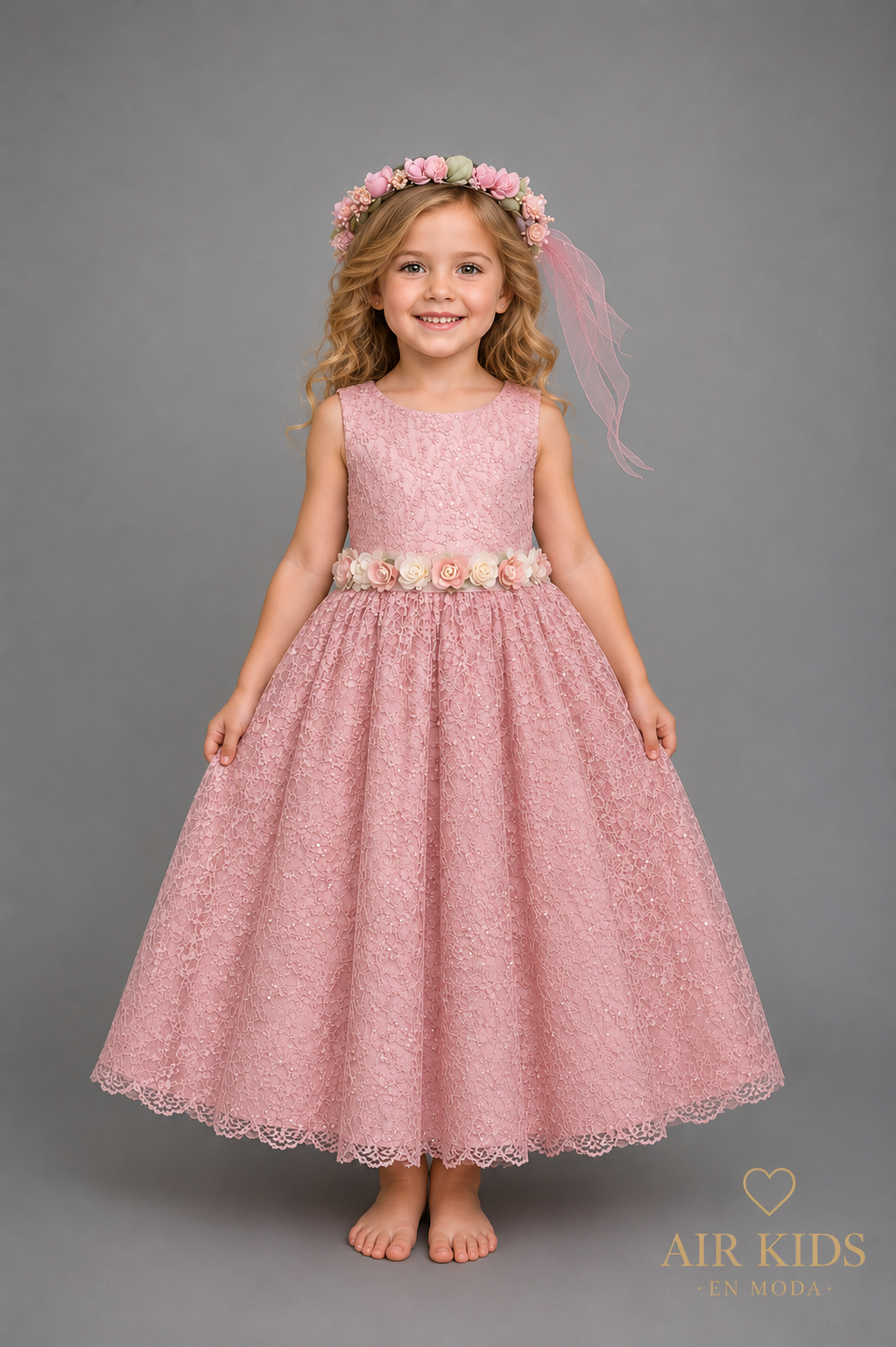 Vestido de fiesta para niña 