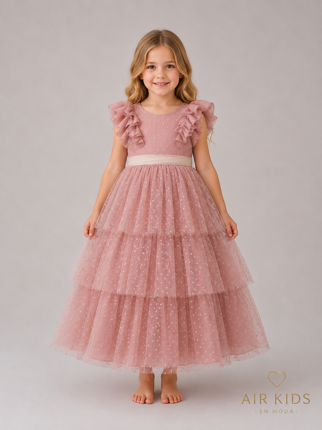 Vestido de Fiesta para Niña 24-515