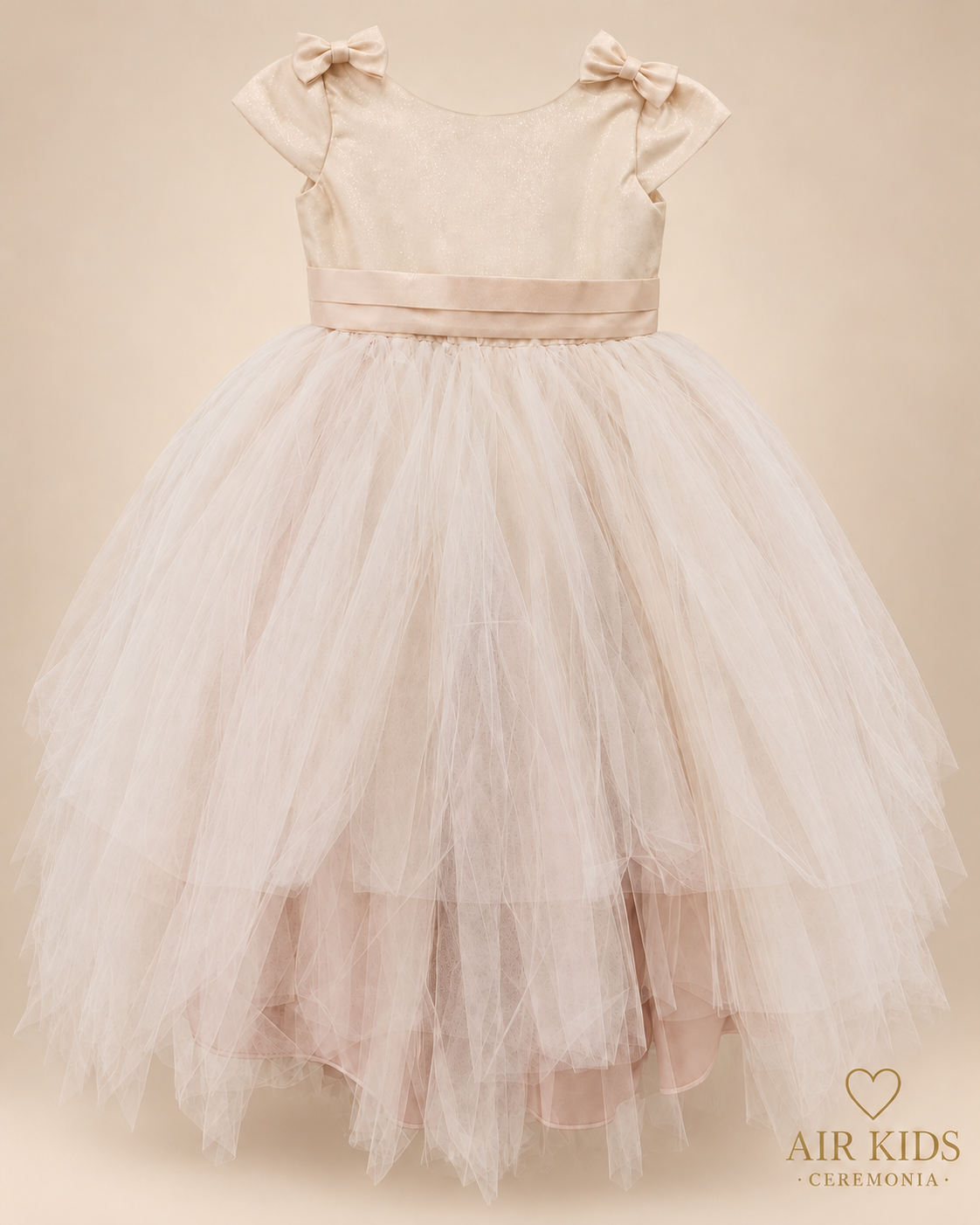 Vestido con Corona de Fiesta para Niña 23-026 Talla 6 Años