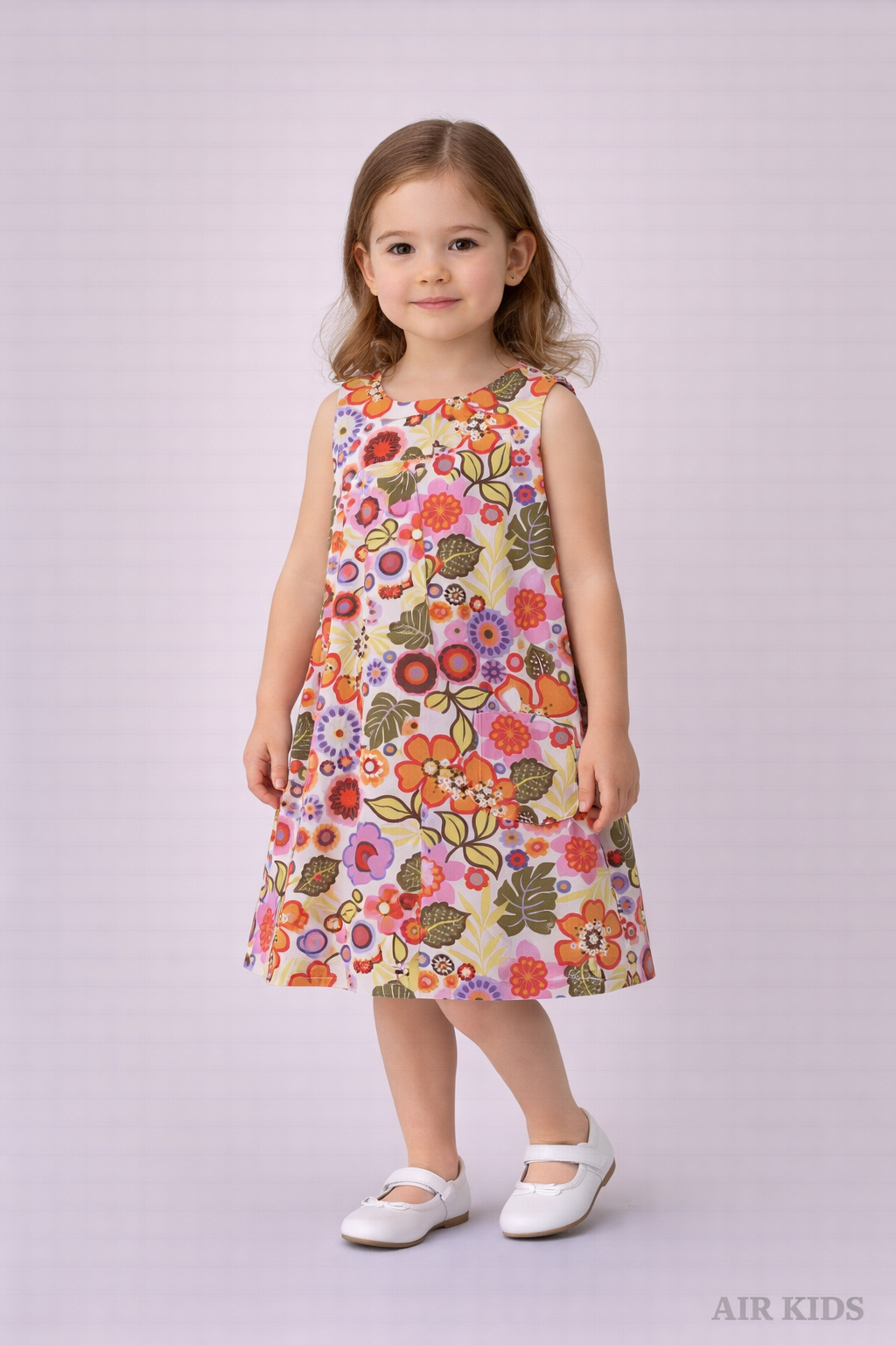 Vestido para Niña Puebla Girandola 174214-9999