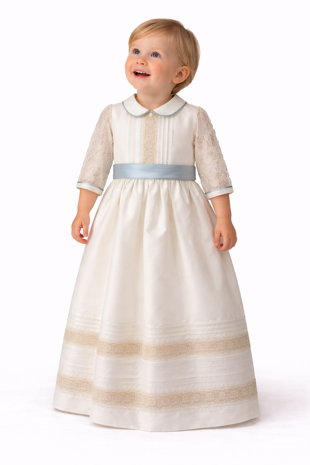Ropon de Bautizo para Niño 24-853 Talla 24 Meses