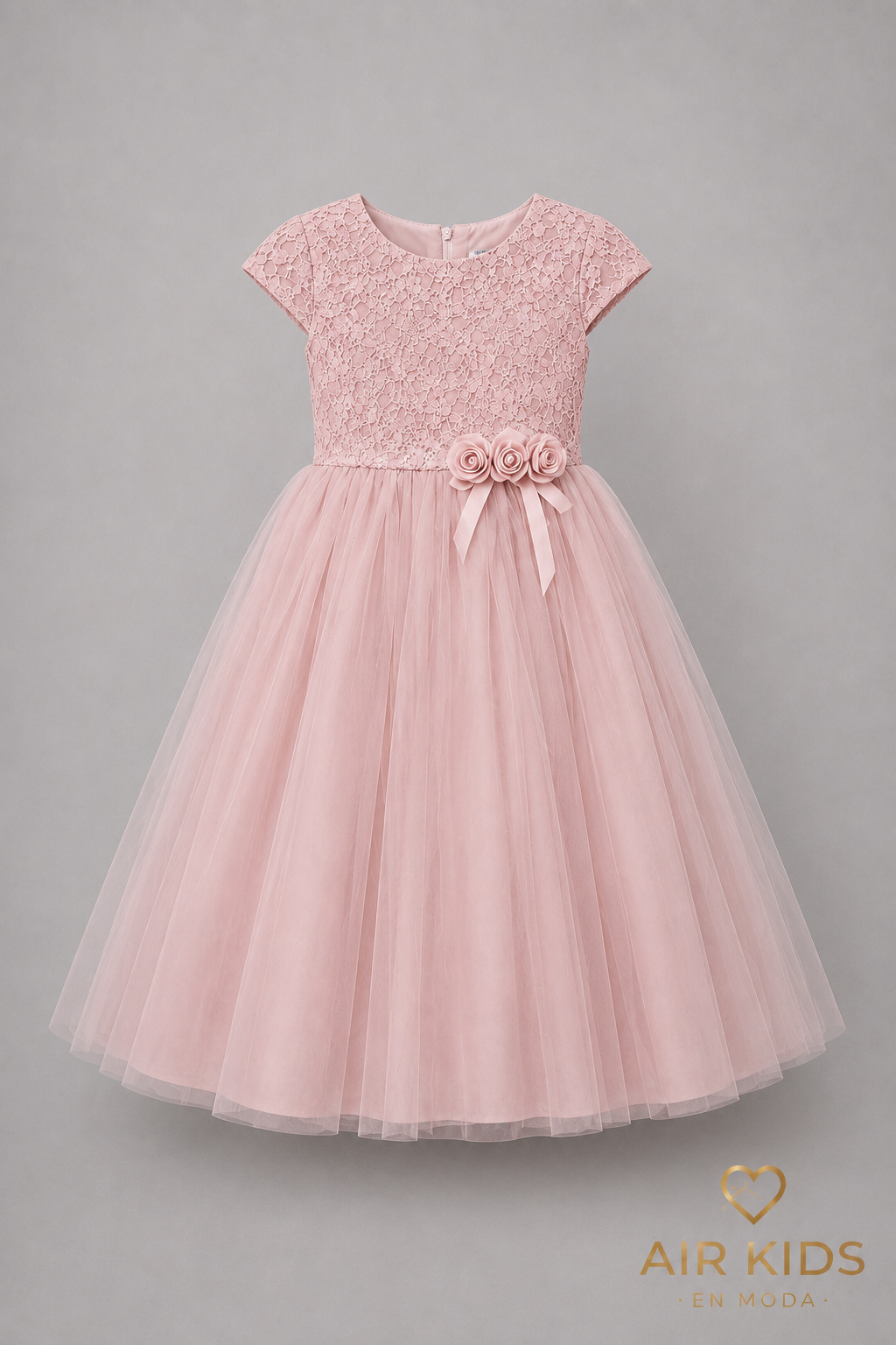 Vestido de Fiesta con Corona para Niña 24-525 Talla 12 Años