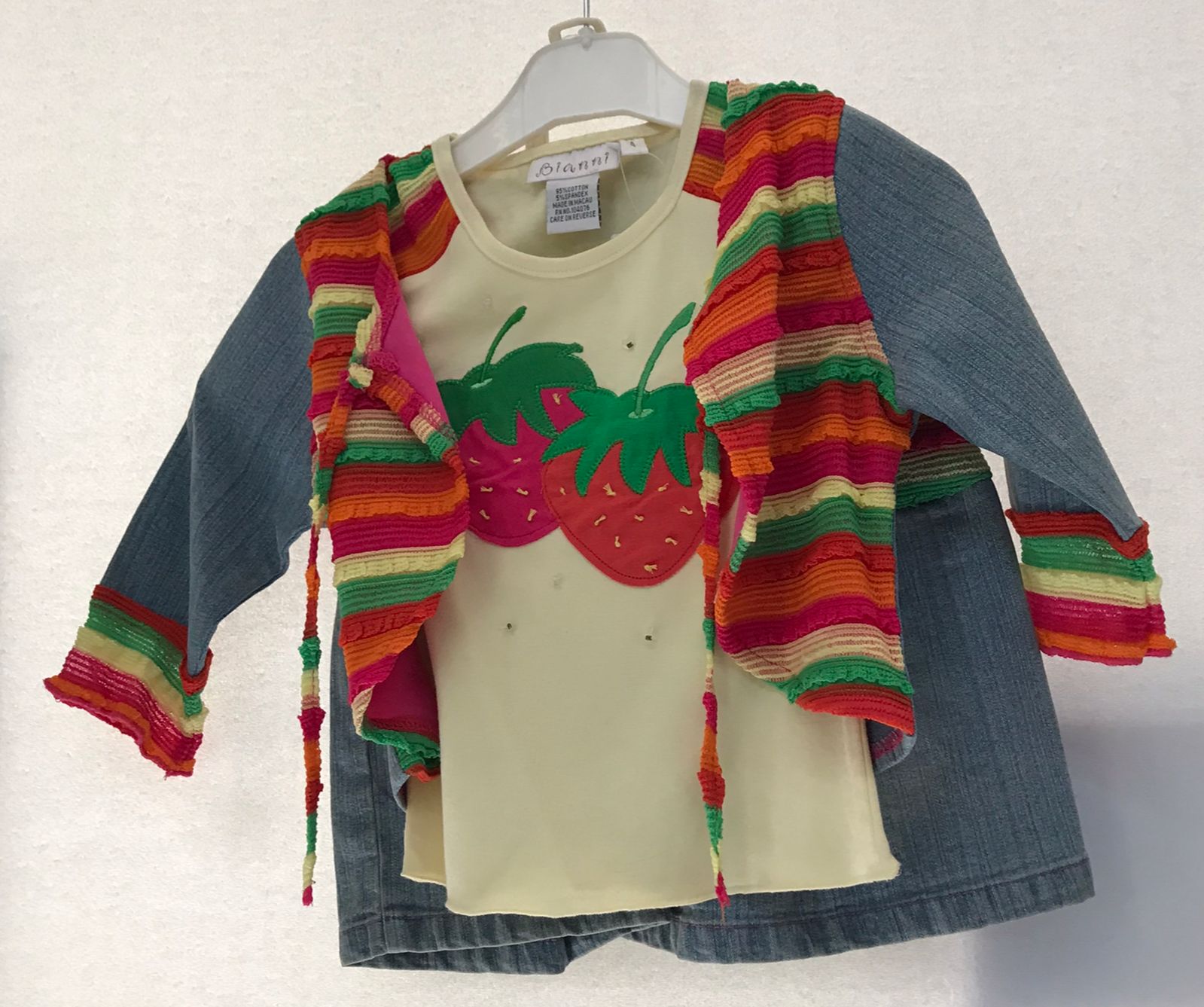 Conjunto de 3pz para Niña Puebla Bianni 009 Talla 4 Años