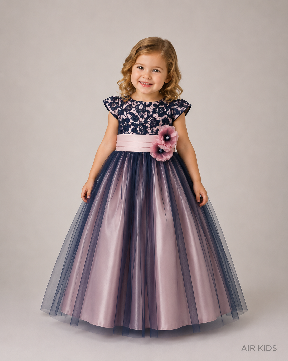 Vestido de Presentacion para Niña 10-001 Talla 3 Años