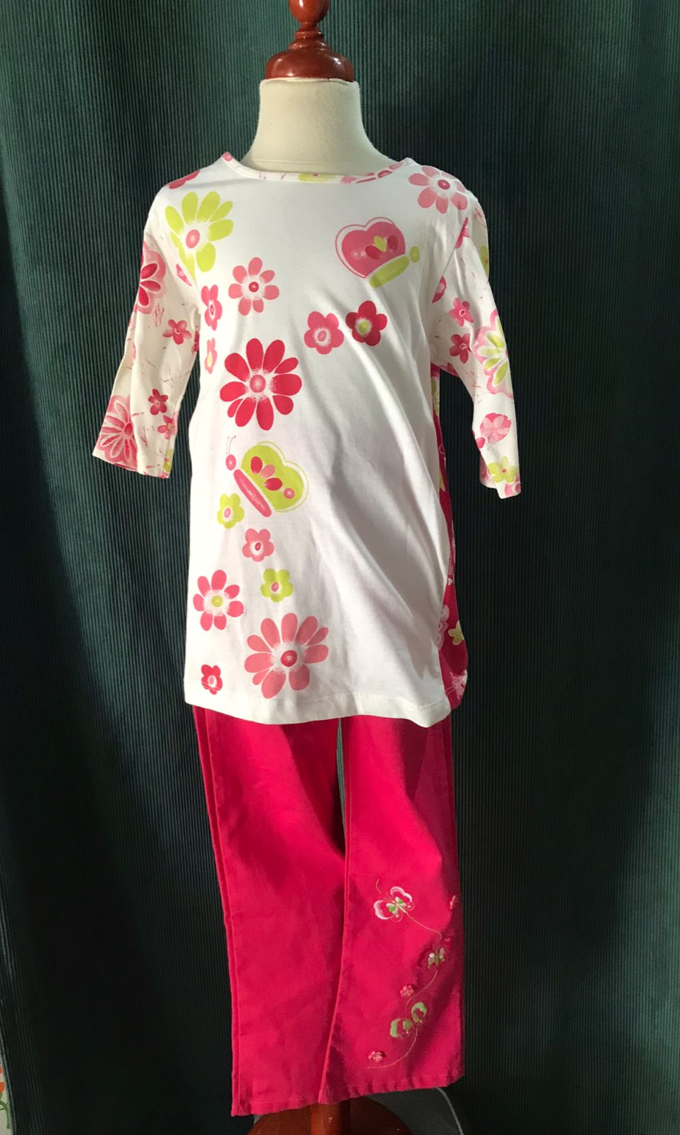 Conjunto de 2pza para Niña Big Fun 7809 Talla 10 Años-Liquidacion