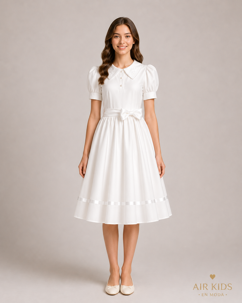 Vestido de primera comunión para niña