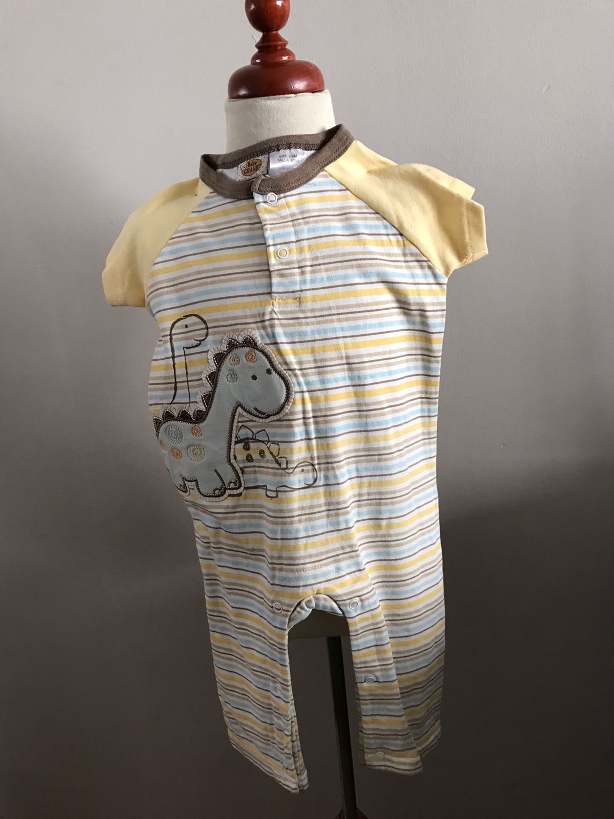 Mameluco para Niño Baby grand 7367  Talla 6 Meses