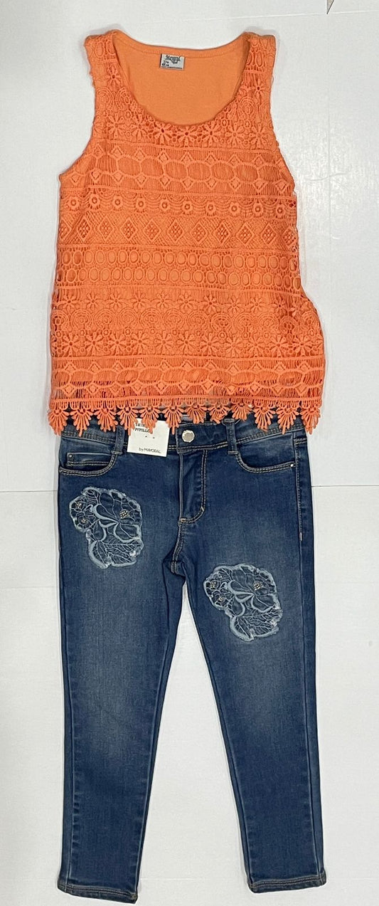 Conjunto de 2pza para Niña Puebla