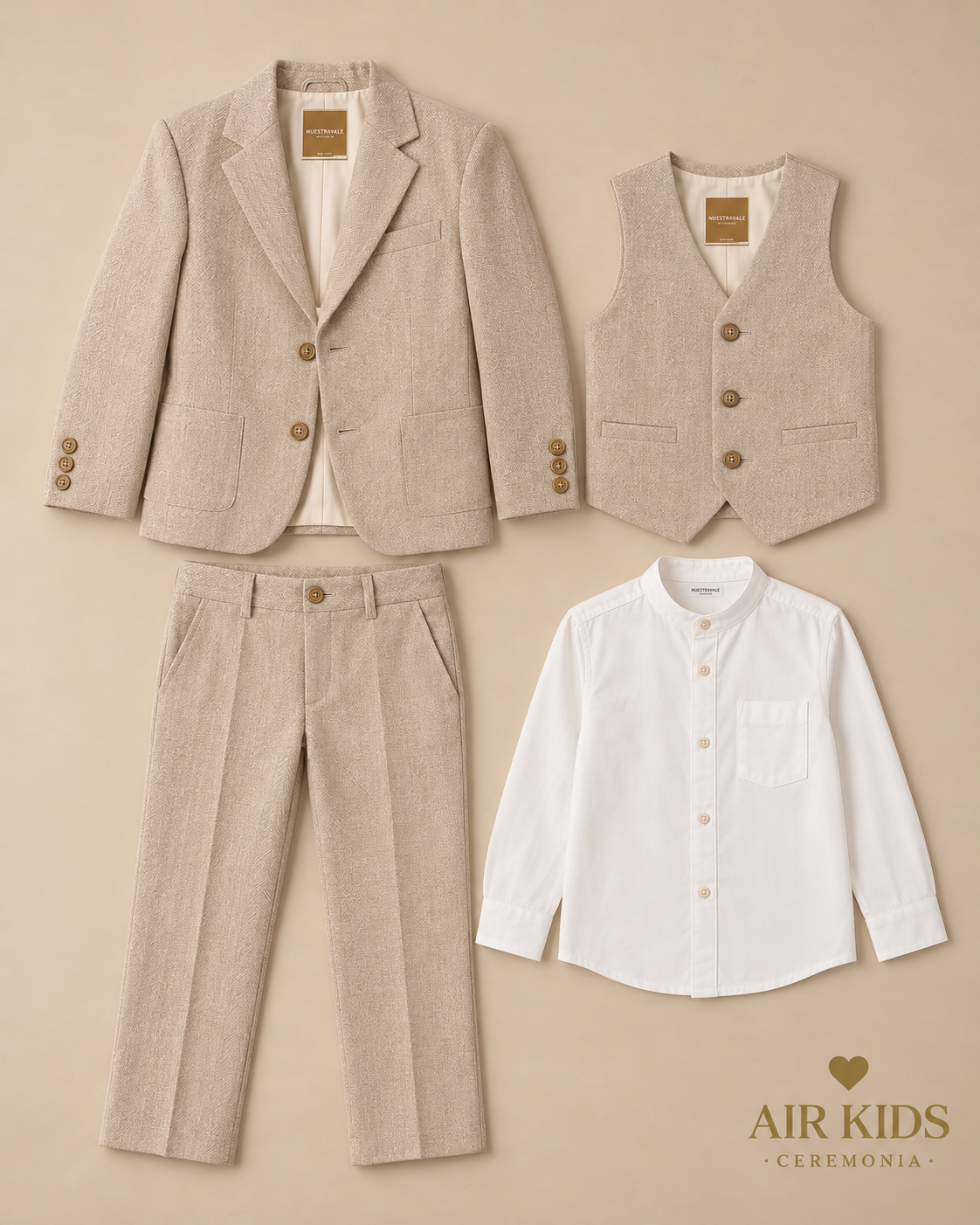 Traje de 4pza para Niño Mayoral colección nukutavake 6485-75