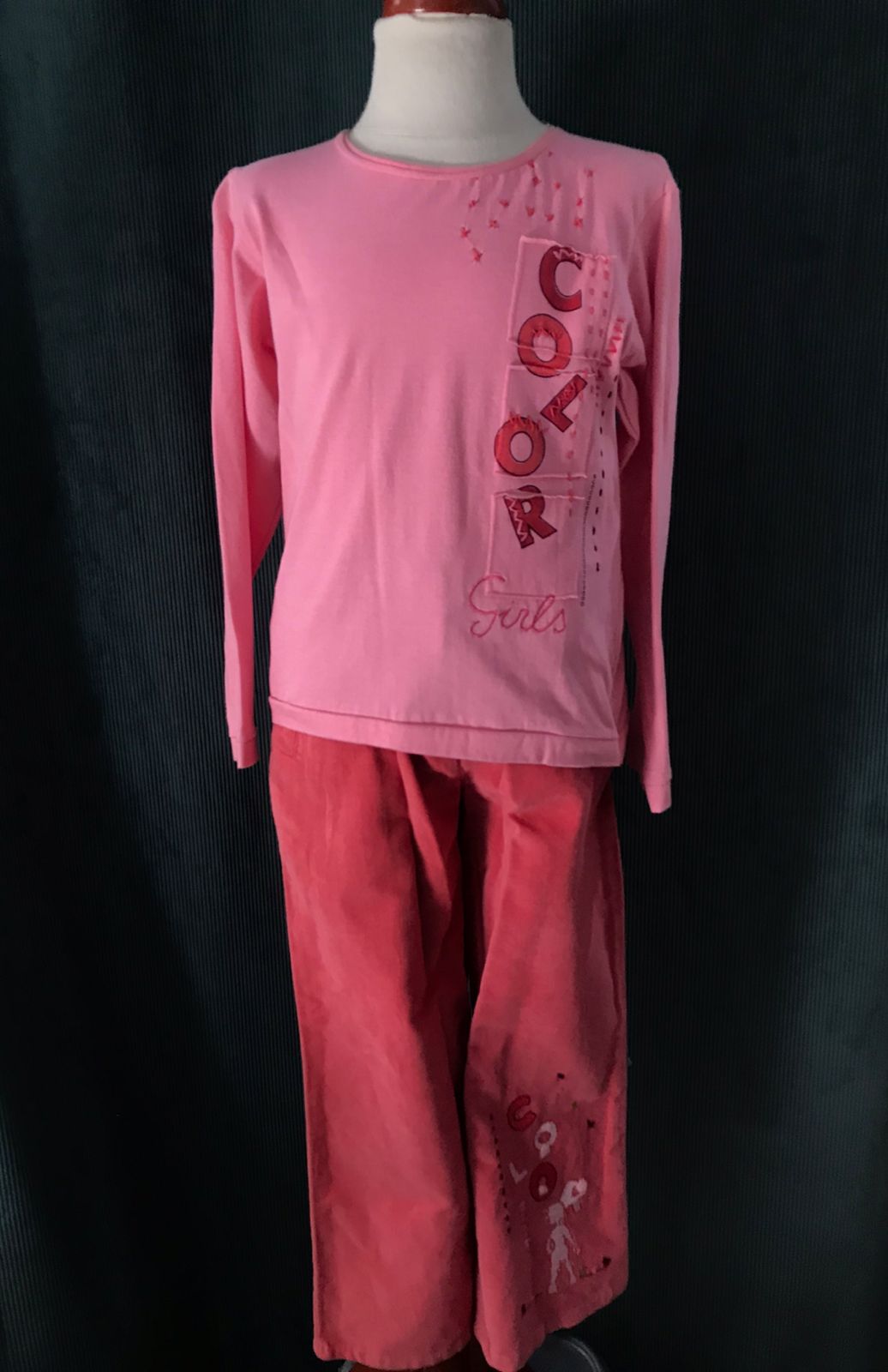 Conjunto de 2pza para Niña Big Fun 16902 Talla 6 Años-Liquidacion