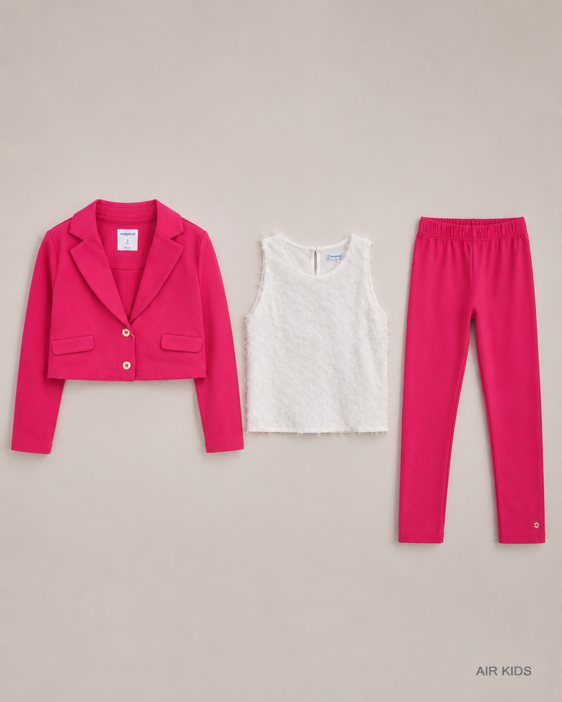 Conjunto de 3pza para Niña Mayoral 3405-72 Talla 10 años