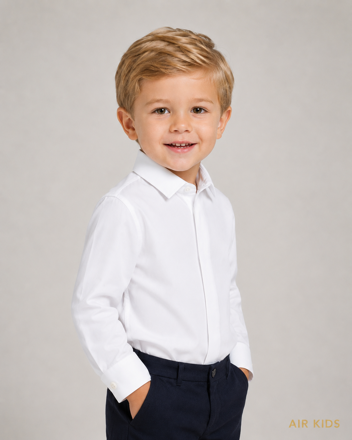 Camisa para Niño Zilerys 010BCO Talla 3 Años