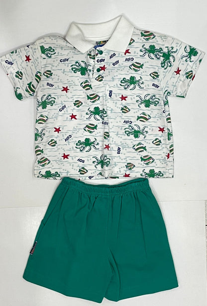 Conjunto de 2 pza para Niño Puebla