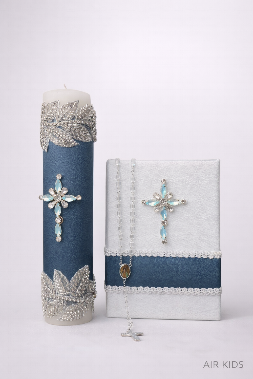 Vela de Primera Comunión Platino