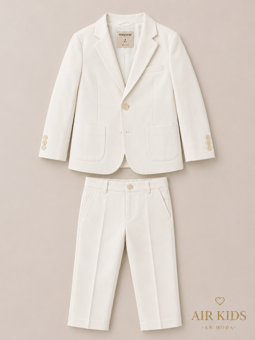 Traje de 2pza para Niño Mayoral 3417-55 Talla 3 Años