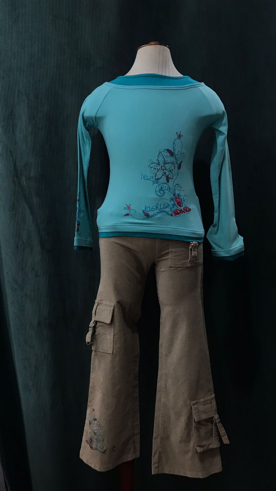 Conjunto para Niña Deux par Deux F70-39 Talla 8 Años