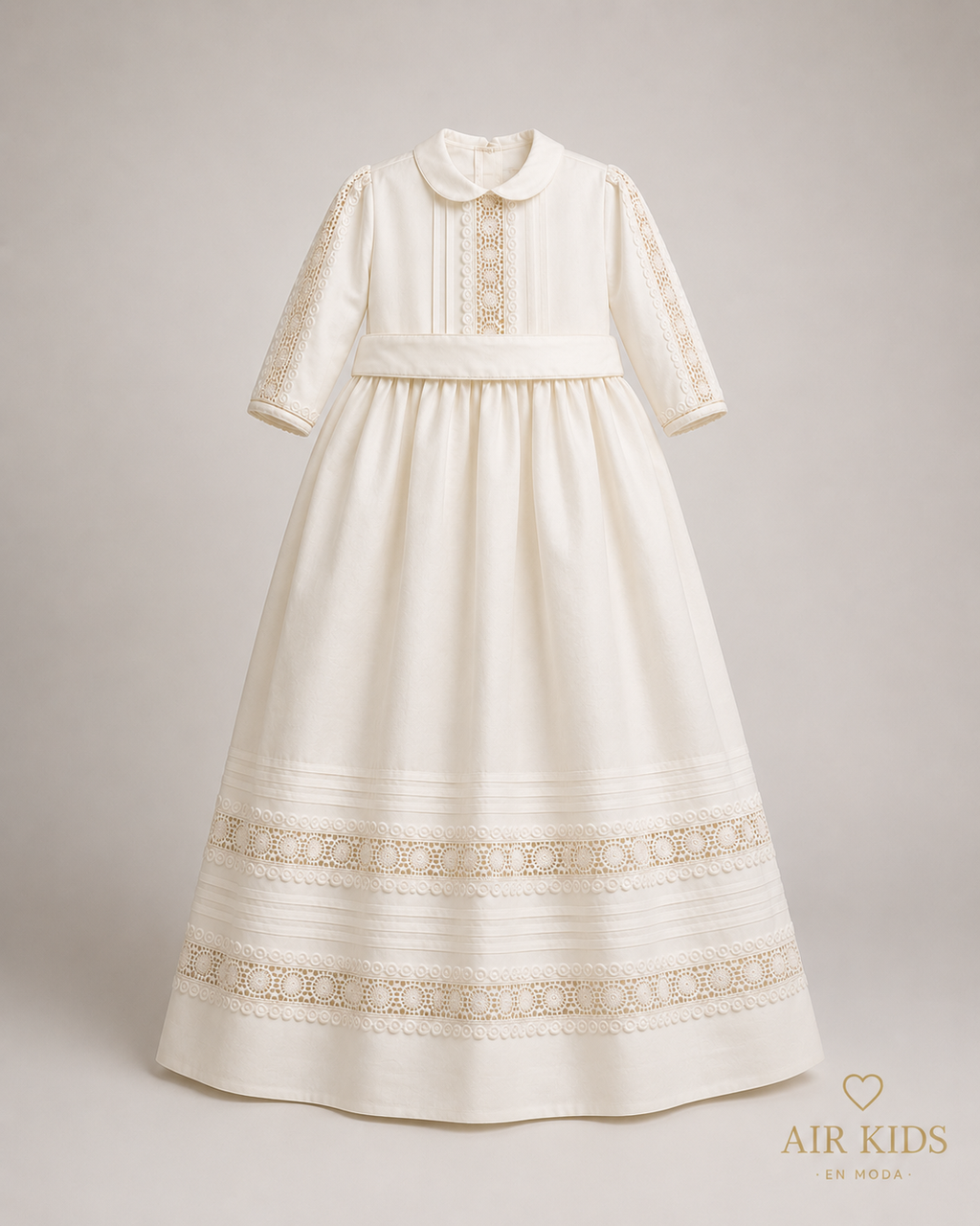 Ropon desmontable de Bautizo para Niño 24-853 Talla 24 Meses