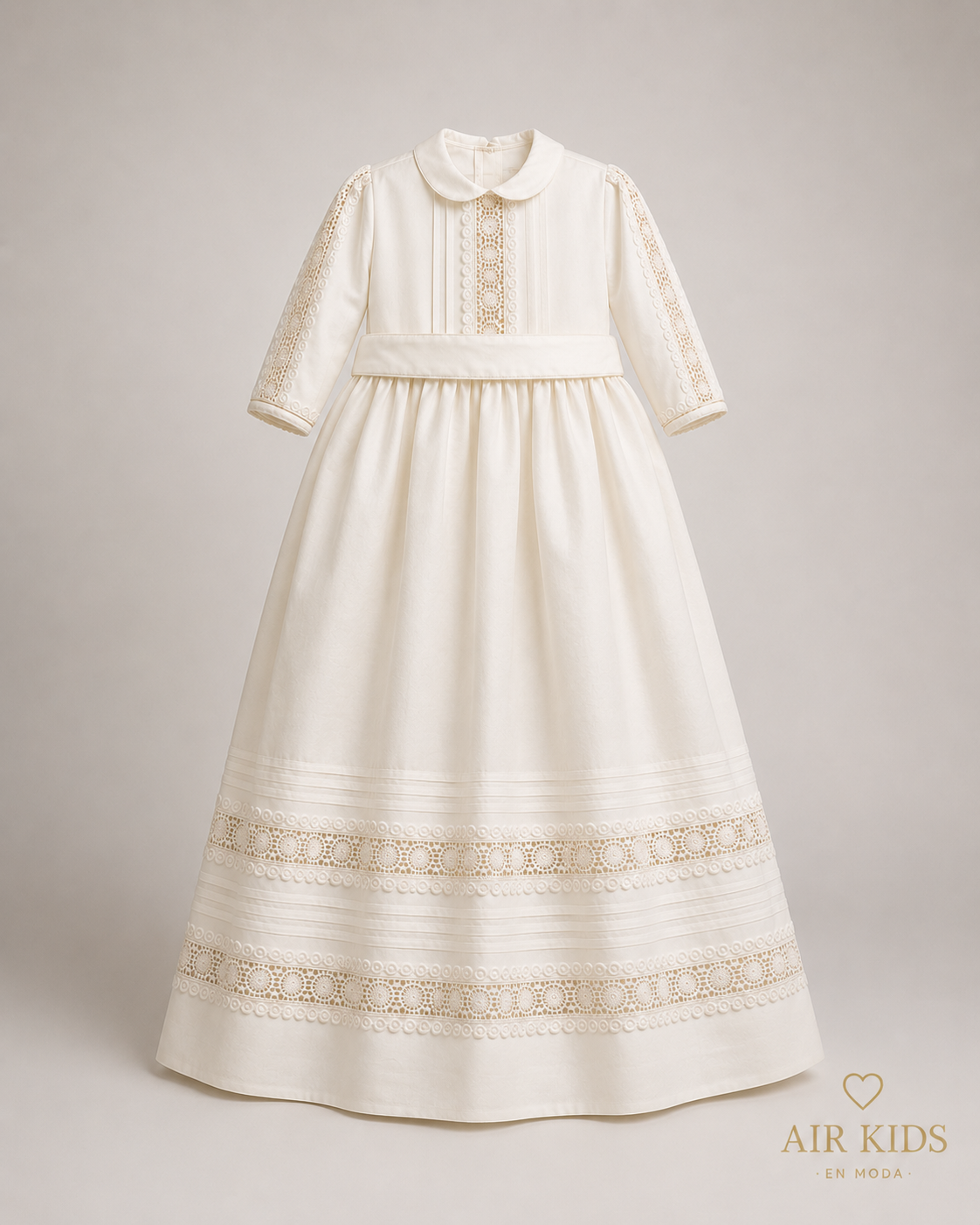 Ropon desmontable de Bautizo para Niño 24-853 Talla 24 Meses