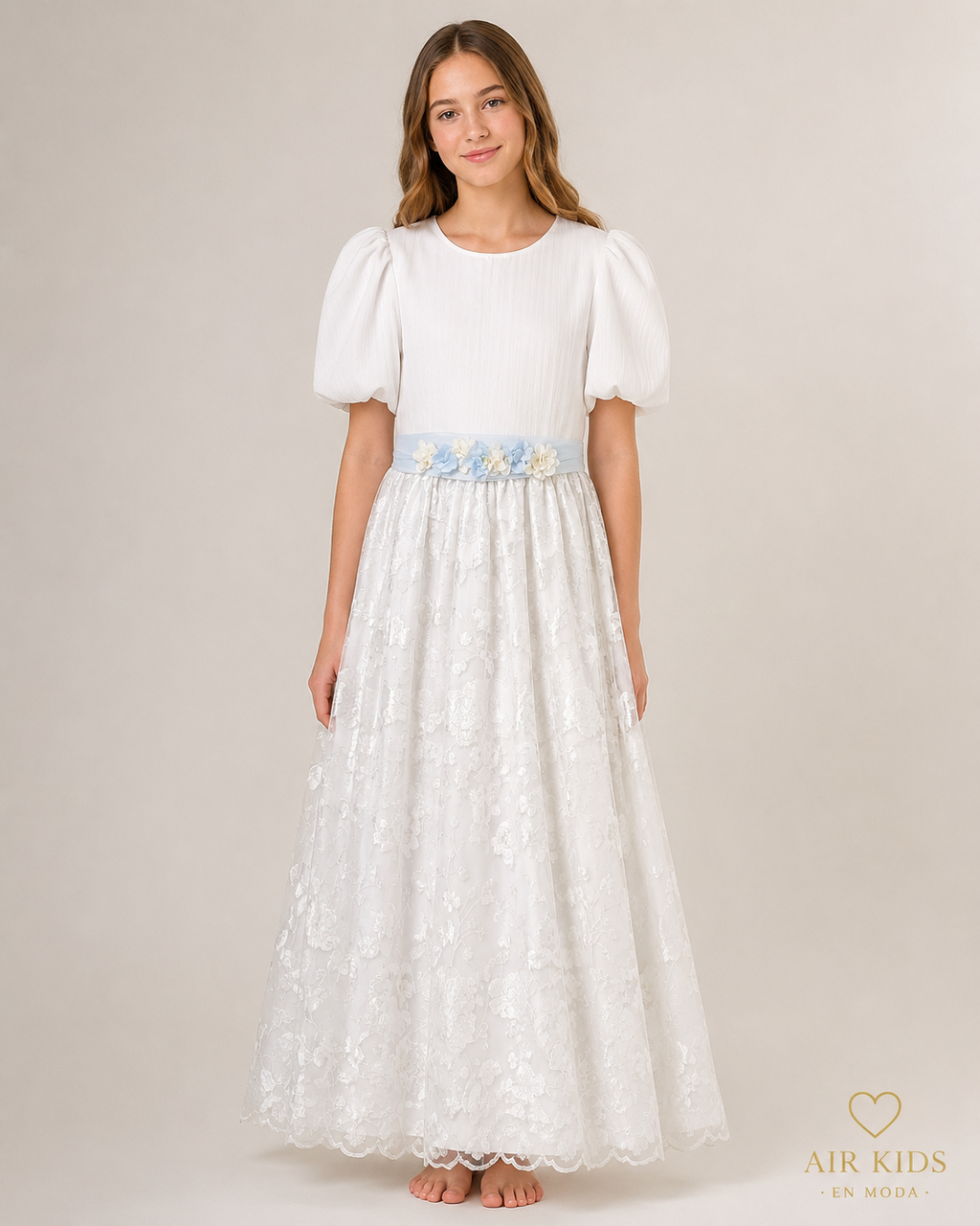 VESTIDO DE FIESTA PARA NIÑA MANAGA GLOBO 25-510 Talla 16 años
