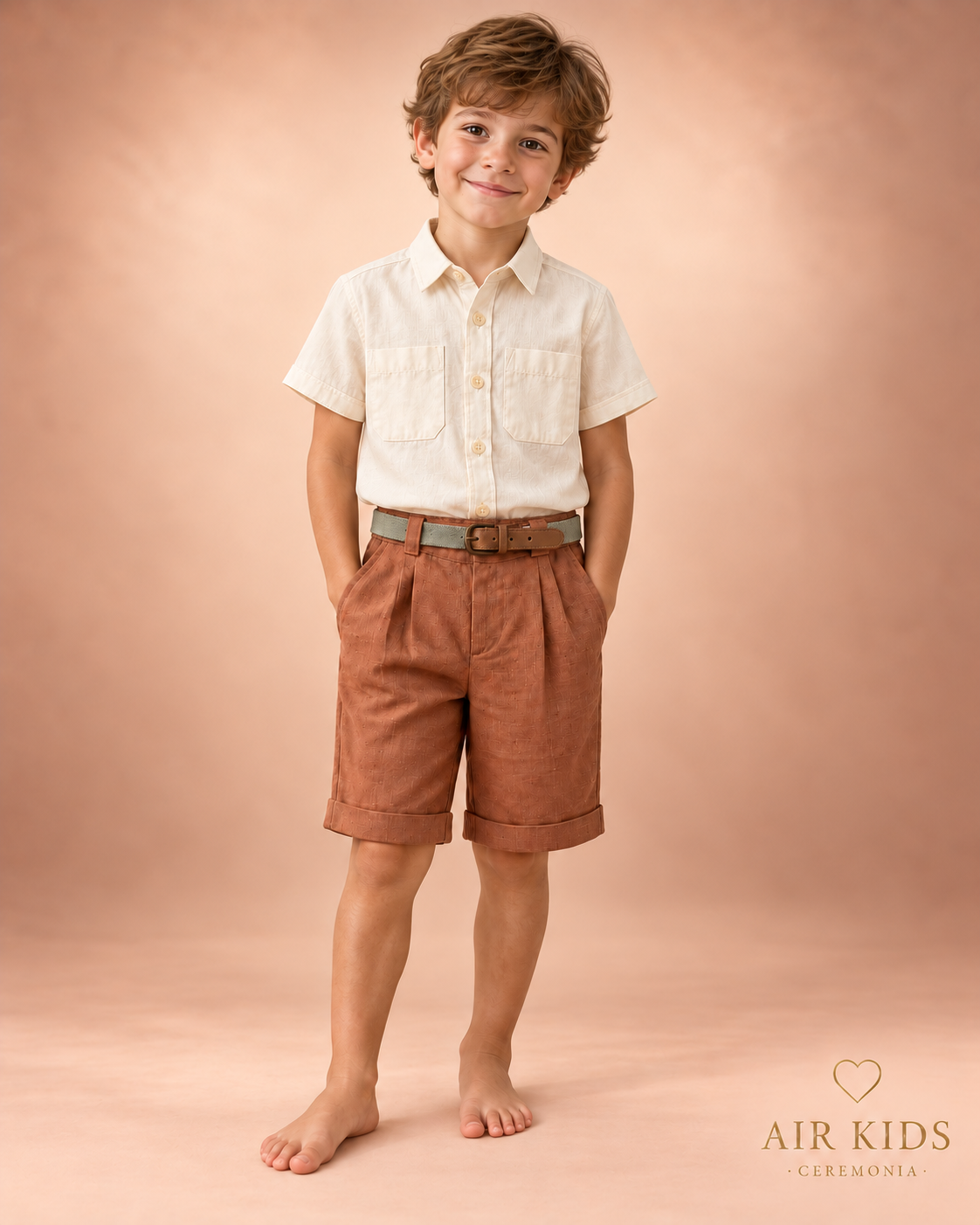 Conjunto para Ceremonia Niño Pamela Mestre 506-60 Talla 6 Años