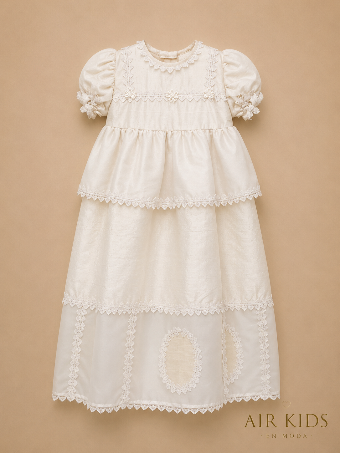Ropón de Bautizo para Niña 16-730 Talla 24 Meses