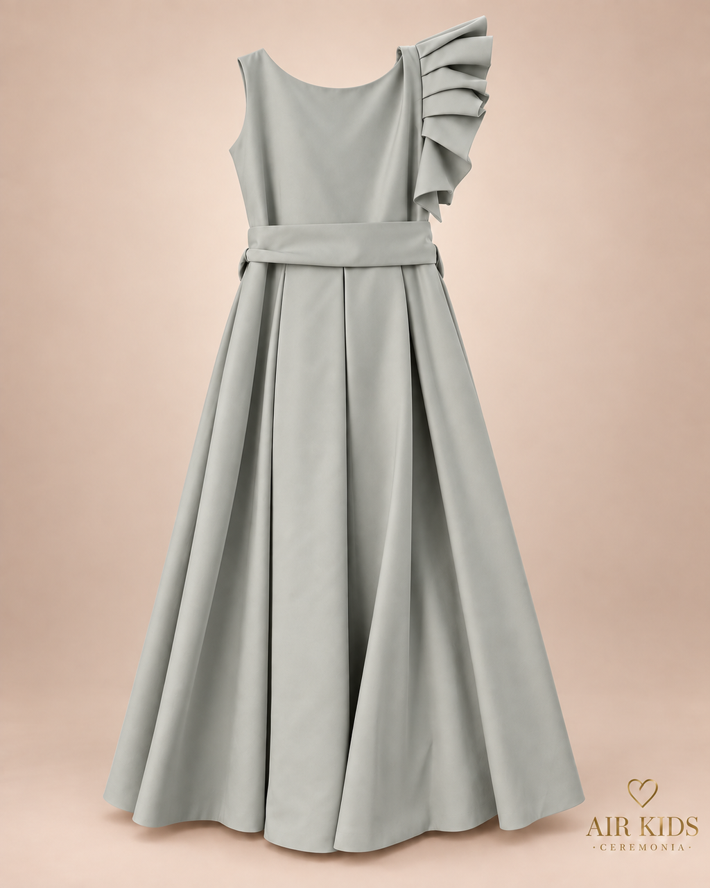Vestido  de Fiesta para Niñas con Corona 24-514