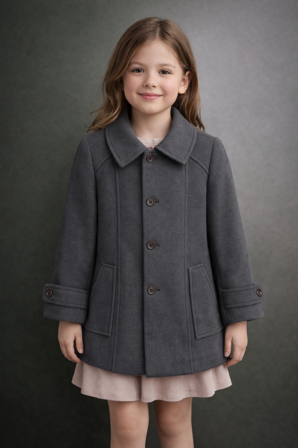 Abrigo Corto para Niño Maria Guajardo 00244 Talla 6 Años