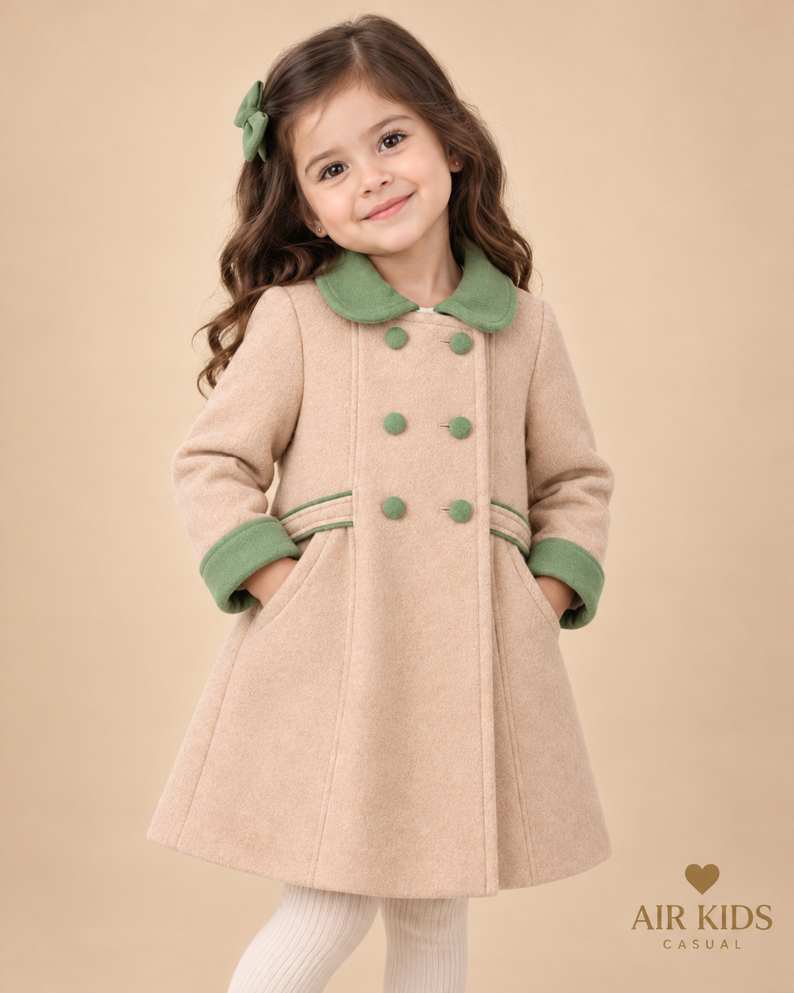 Abrigo para Niña Foque 6534-021 Talla 4 Años