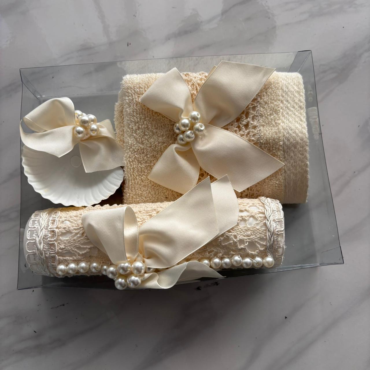 Kit de bautizo Vela y Toalla 0841