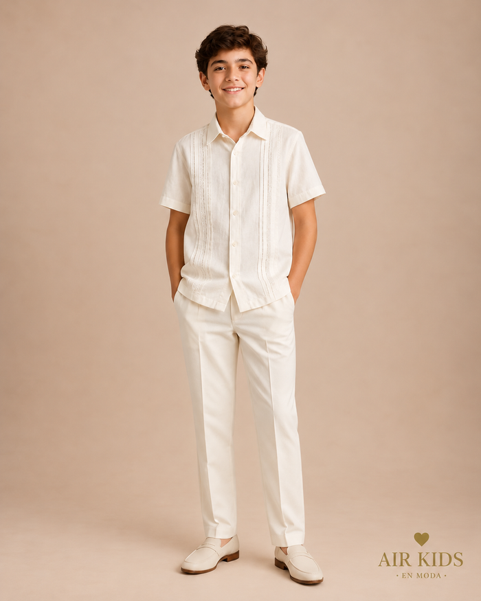 Conjunto de Ceremonia para Niño 2pz IXCHEL 00248 Talla 12 Años