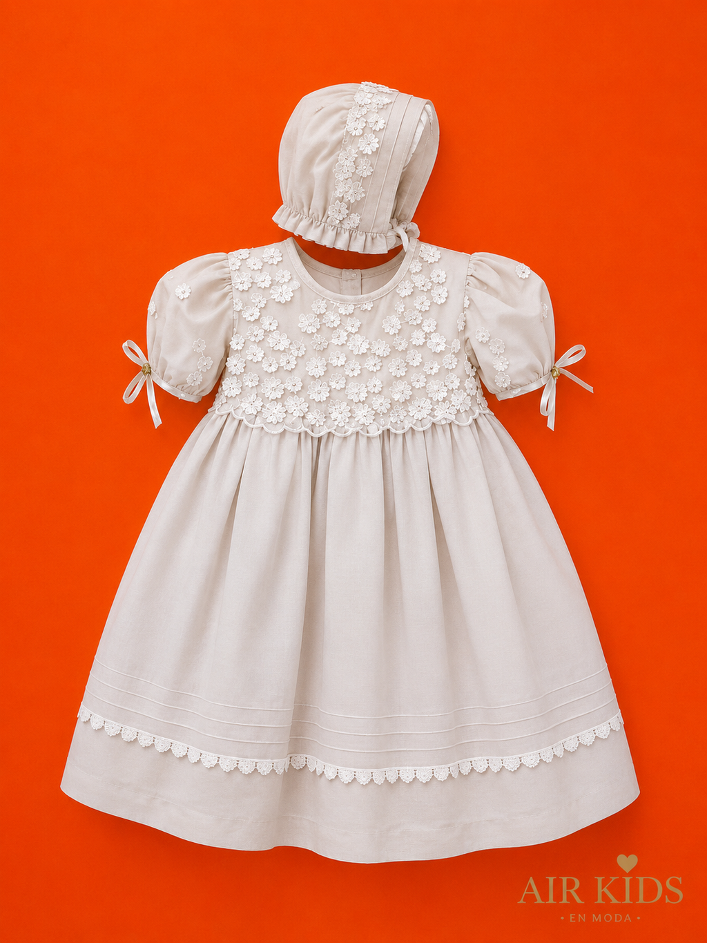 Ropón para Bautizo de Niña 2003-25 Talla 3 Años