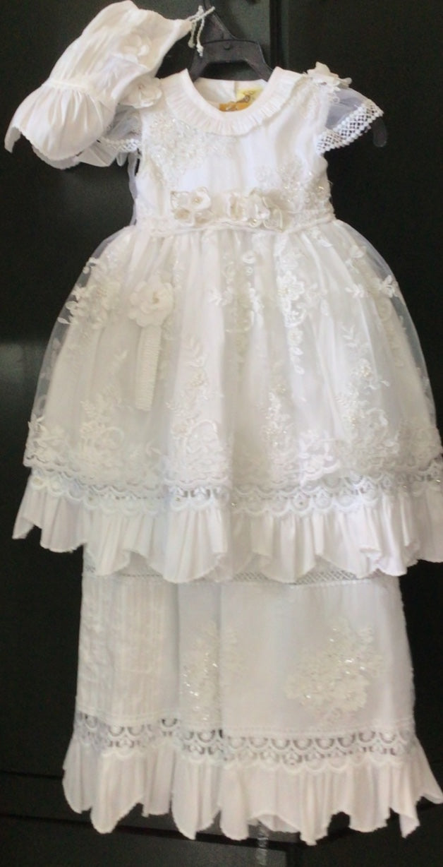 Ropón de Bautizo para Niña Puebla