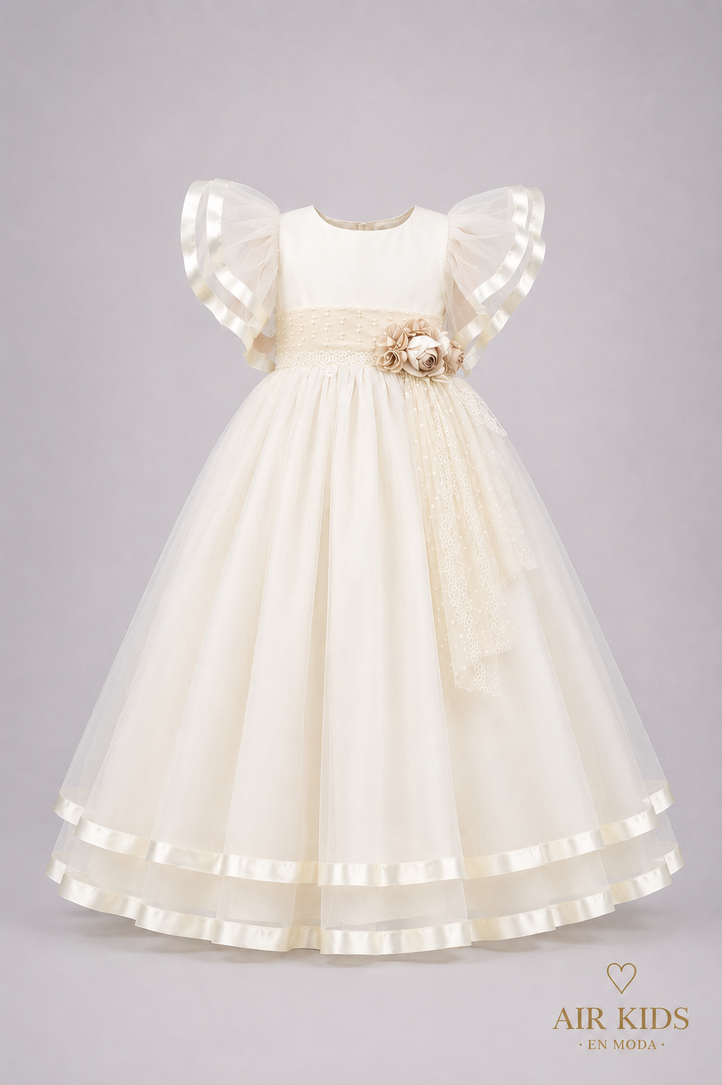 Vestido de Fiesta para Niña 23-534 Talla 4 Años