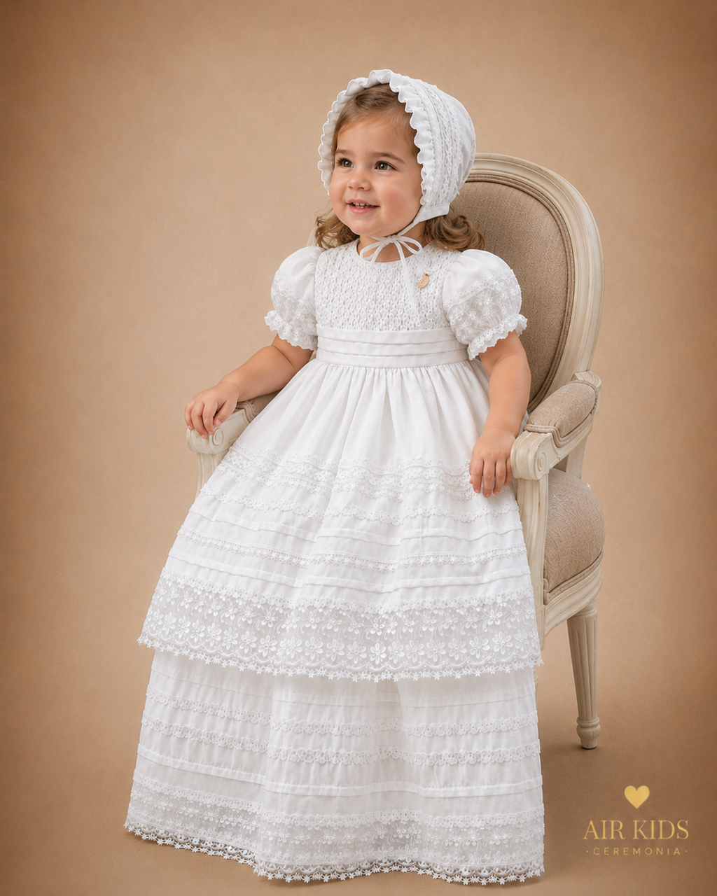Ropon desmontable de Ceremonia para Niña Didi 6438