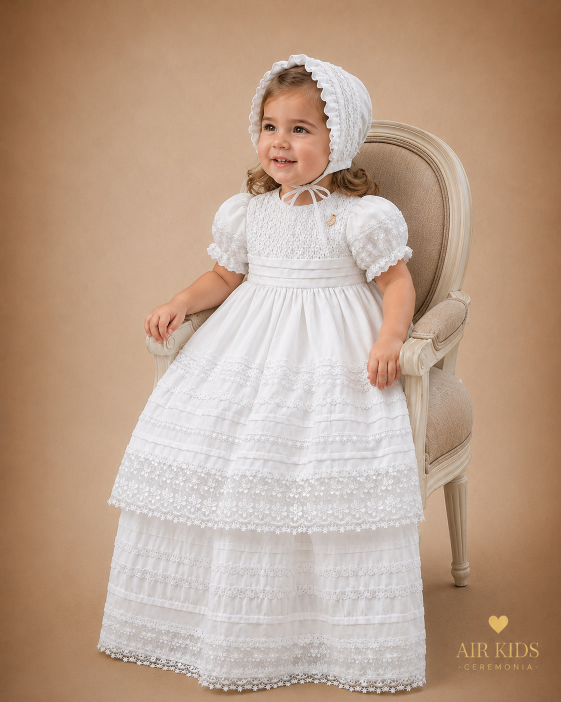Ropon desmontable de Ceremonia para Niña Didi 6438
