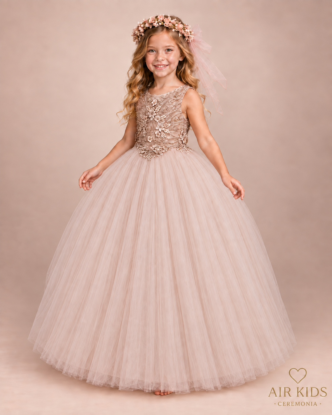 vestido de ceremonia para niña