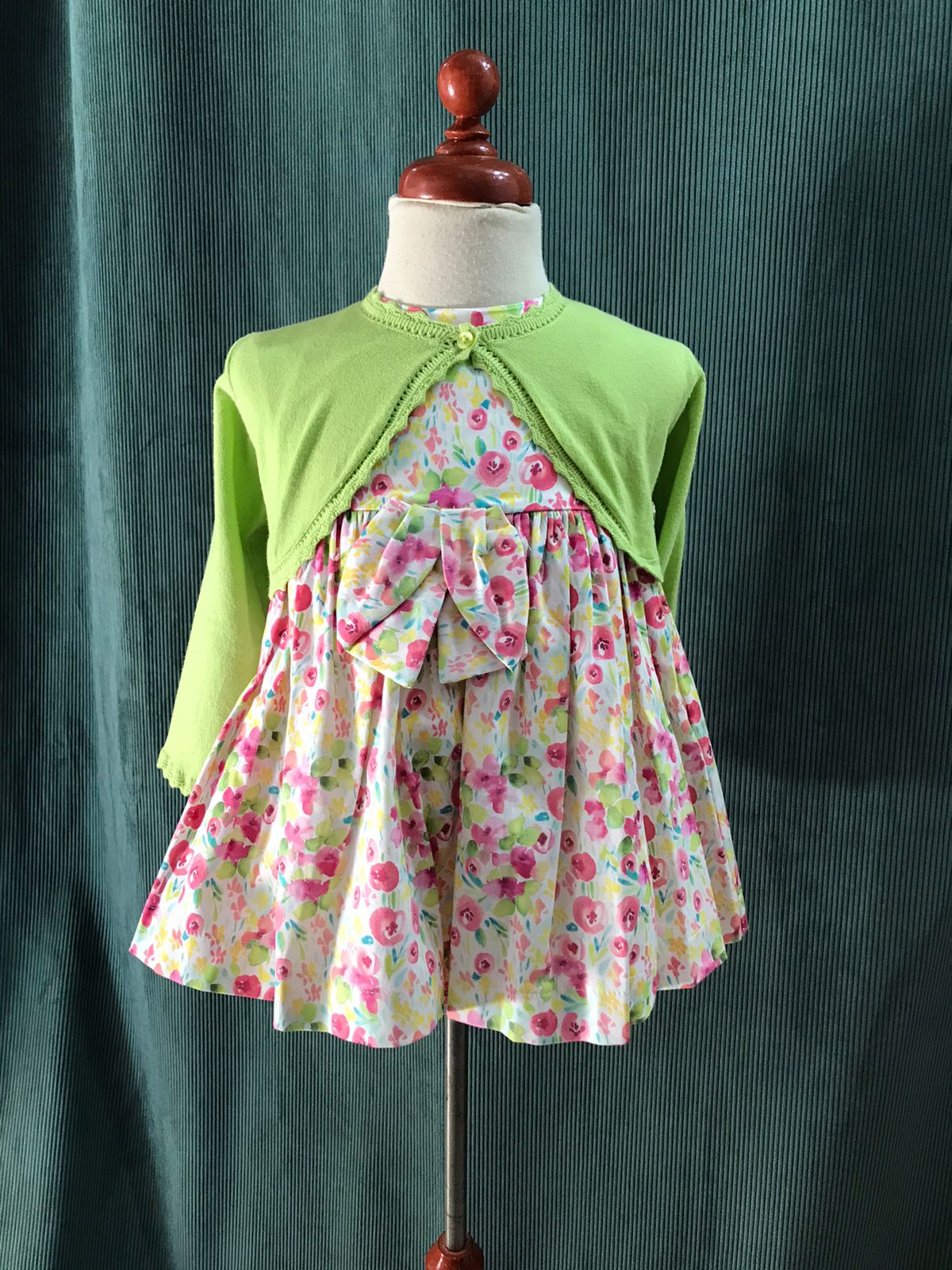 Vestido de 2pza para Niña Mayoral 1973-10 Talla 2 Años