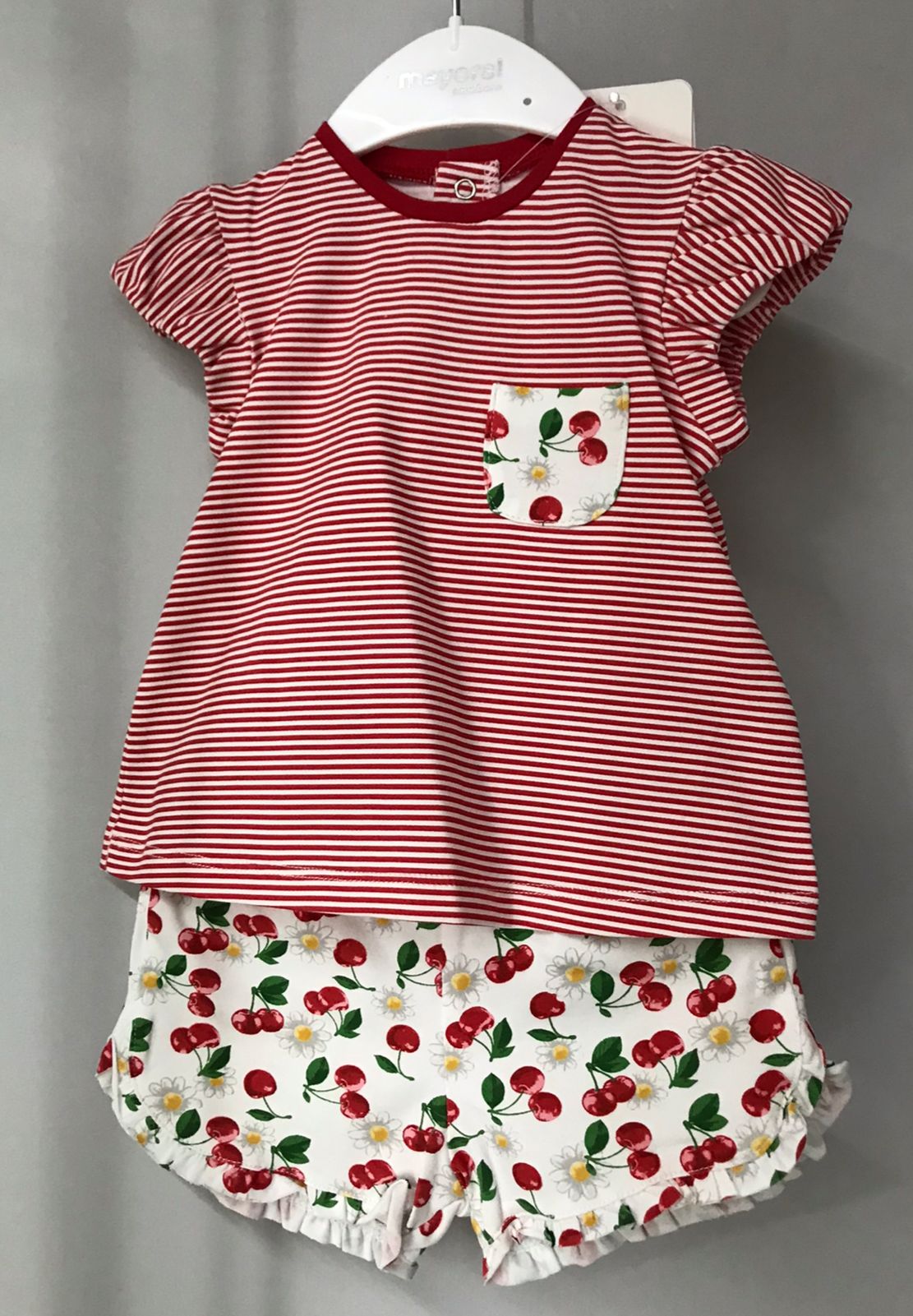 Conjunto de 2pza para Niña Mayoral 1606-52 Talla 4-6 Meses