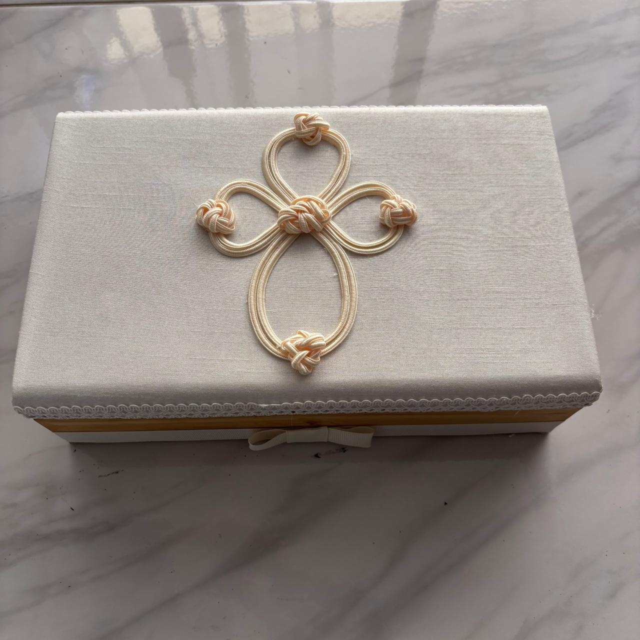 Caja de Kit bautizo Vela y Toalla  0837