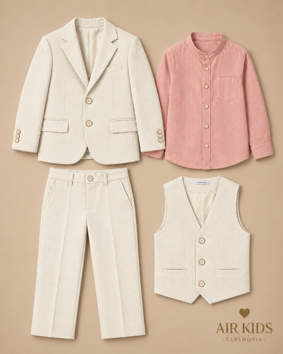 Traje para Niño Mayoral 3417-55 Talla 3 y 6  Años