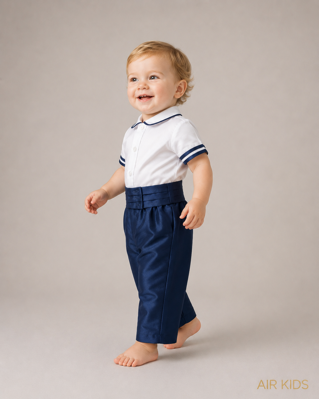 Traje de Ceremonia para Niño 17-856 Talla 12 Meses
