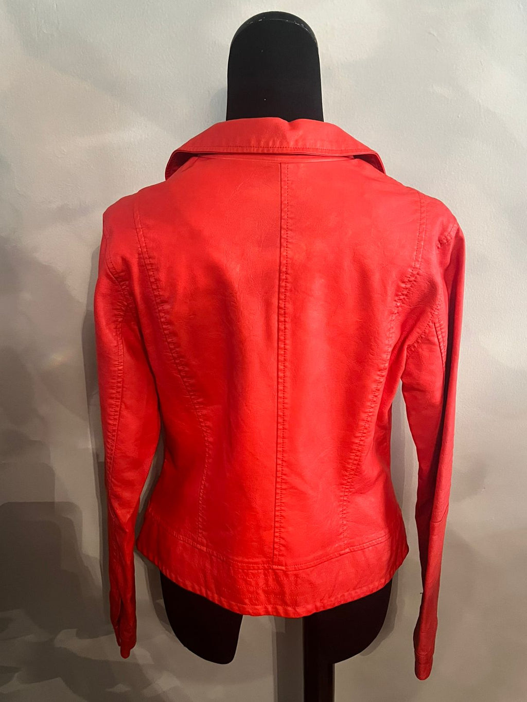 Chamarra de Piel Naranja 0167-00 T18A