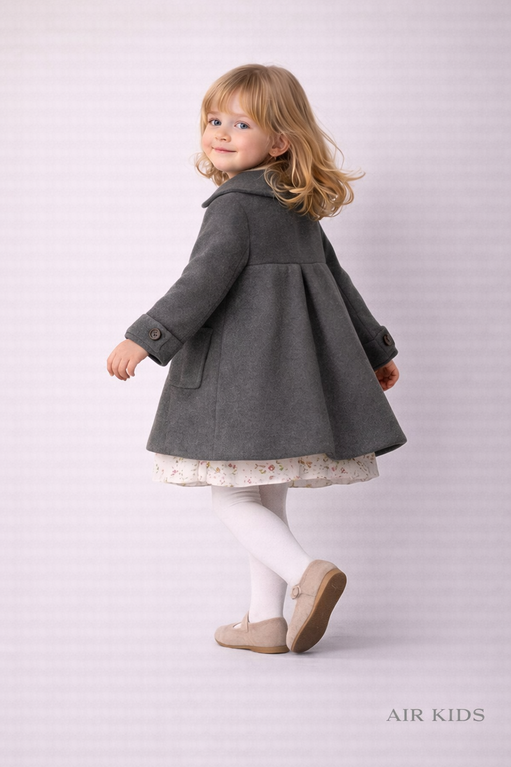 Abrigo Corto para Niño Maria Guajardo 00244 Talla 6 Años