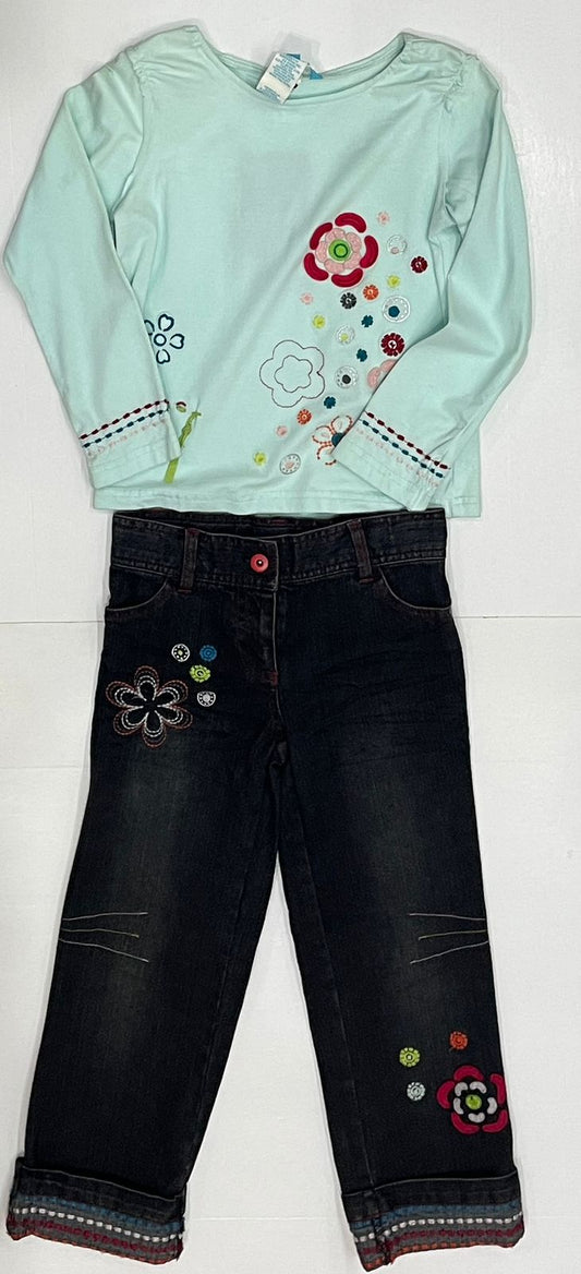 Conjunto de 2pza para Niña Puebla