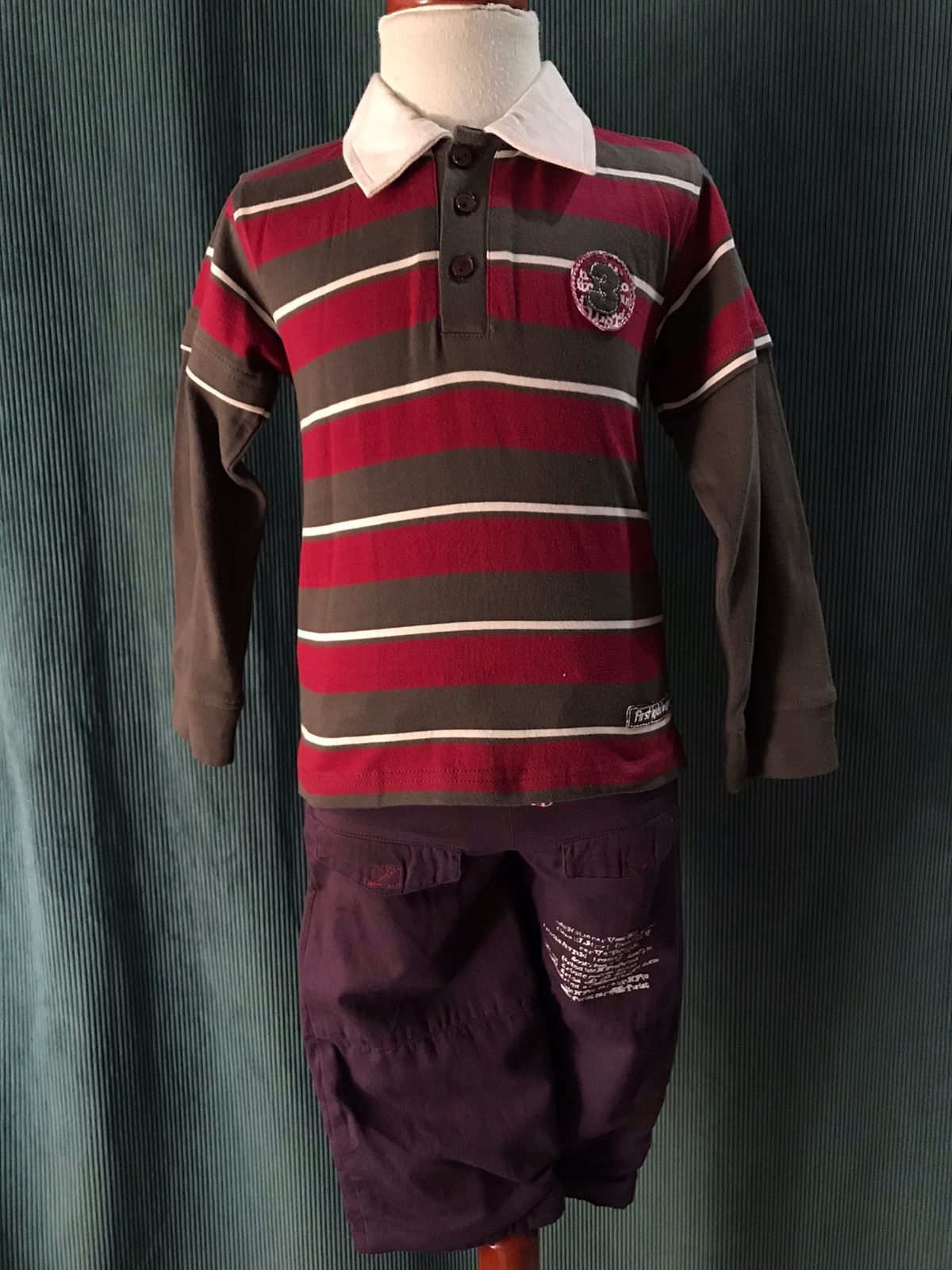 Conjunto de 2pza para Niño O2xygenKids 3074 Talla 4 Años