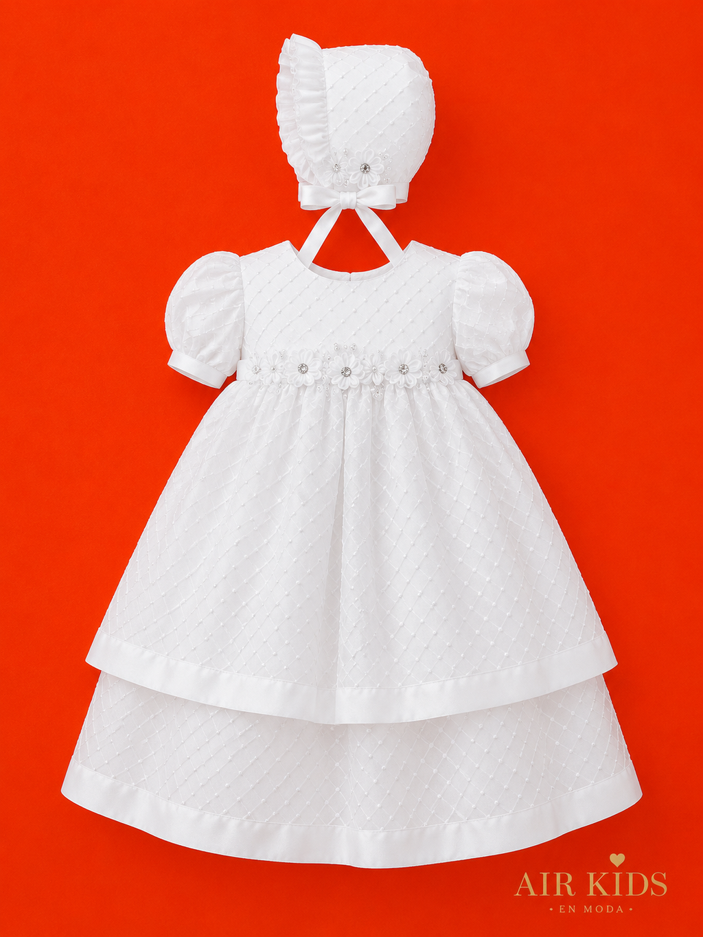 Vestido de Bautizo para Niña Didi 6437 Talla 24 Meses