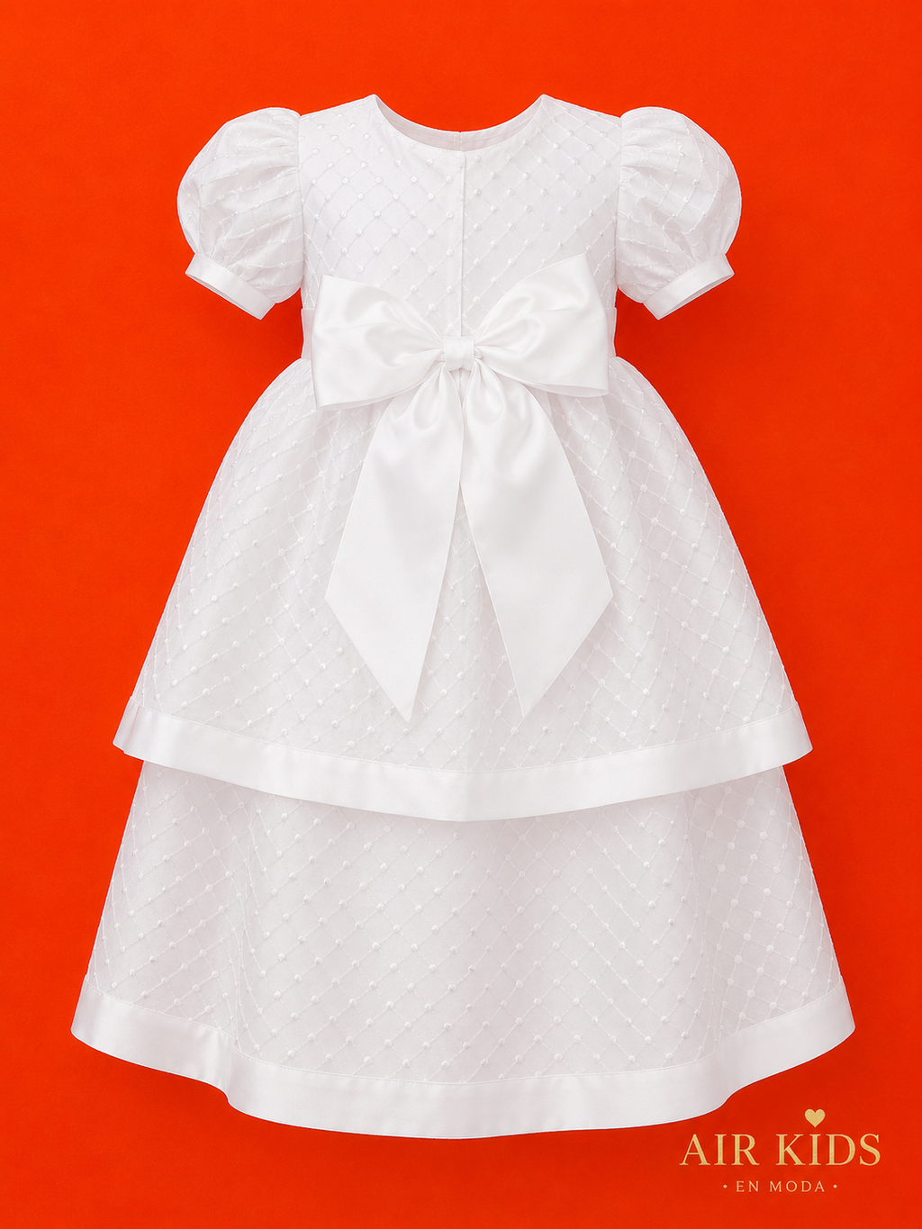 Vestido de Bautizo para Niña Didi 6437 Talla 24 Meses